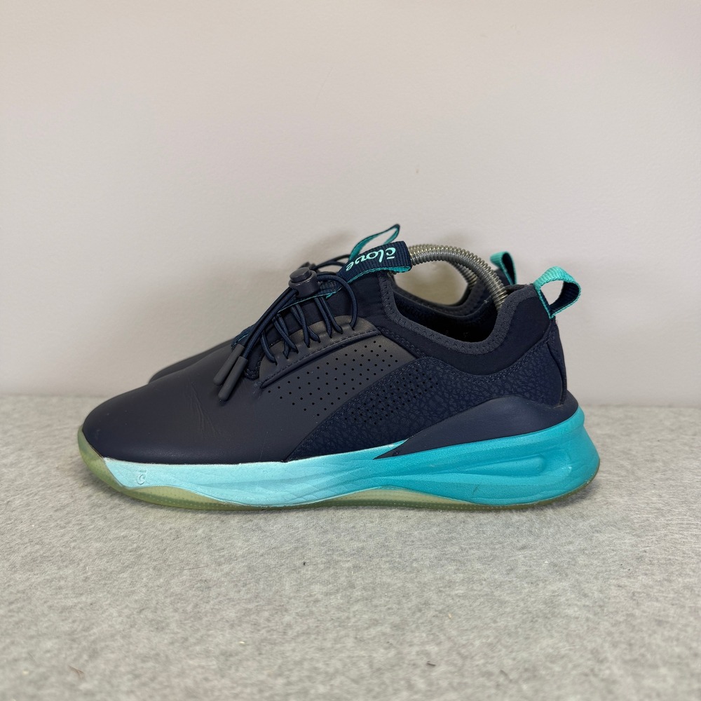 Clove Nursing Sneakers Womens Size 6.5 Navy Teal Fluid Resistant Comfy Work Shoe